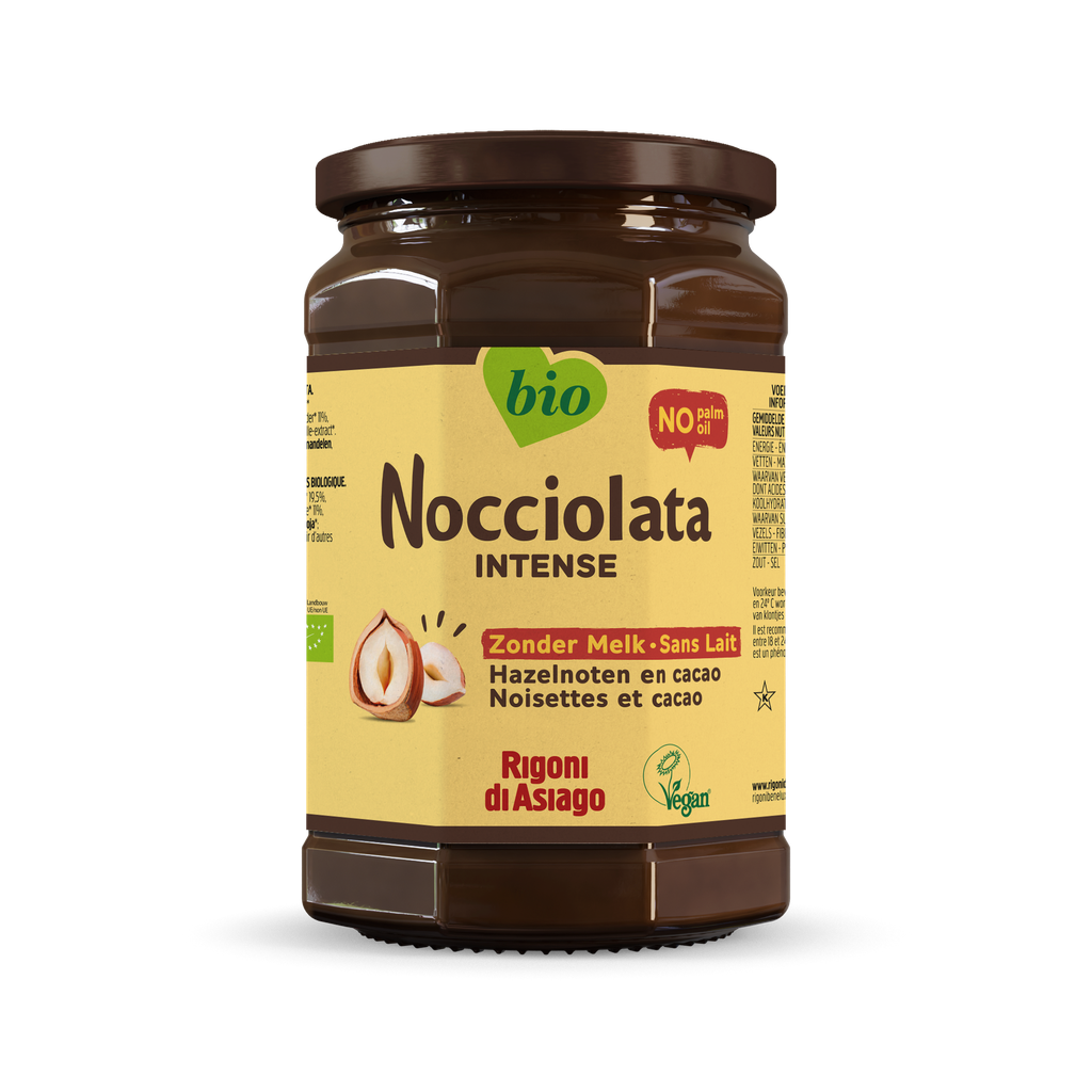 Nocciolata hazelnootpasta zonder melk bio 650g