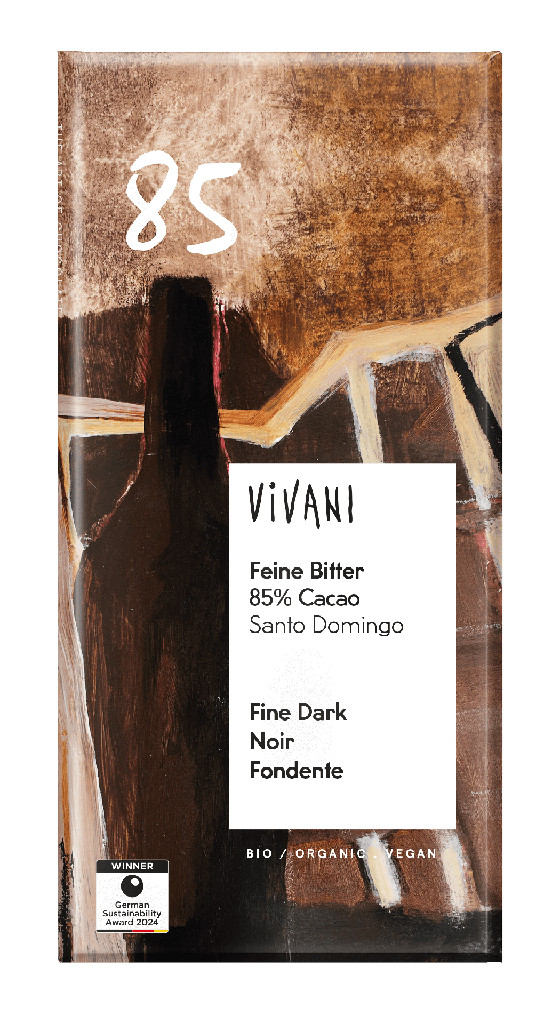 Vivani Chocolade puur 85% Santo Domingo bio 100g