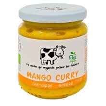 La Vache Bio mango en curry spread 200 ml