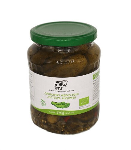 La Vache Zoetzure augurken 720 ml