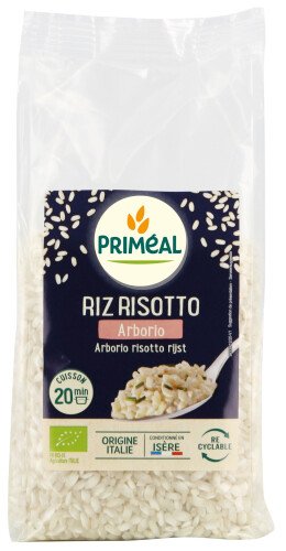 Primeal Bio witte Arborio risotto rijst 500 g