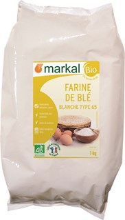 Markal Tarwebloem wit T65 bio 1kg
