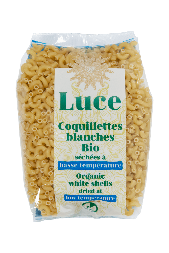 Luce schelpjes wit bio 500g