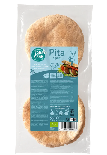 Terrasana Pitabroodjes spelt bio 560g