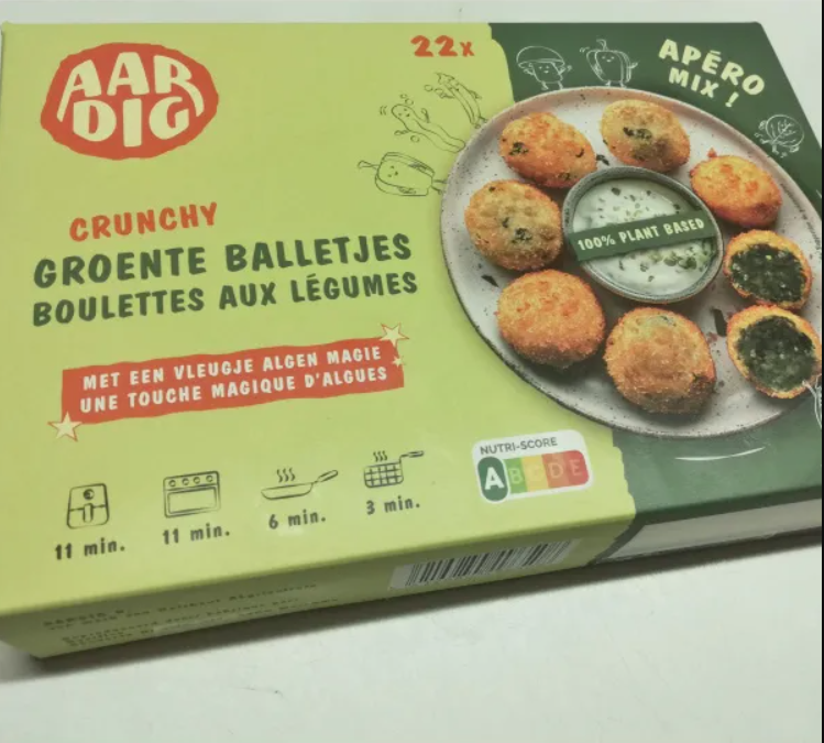 Groenteballetjes 100% plant-based 440 gram (diepvries)