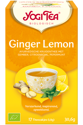 [30319] Yogi thee Ginger lemon bio 17 builtjes