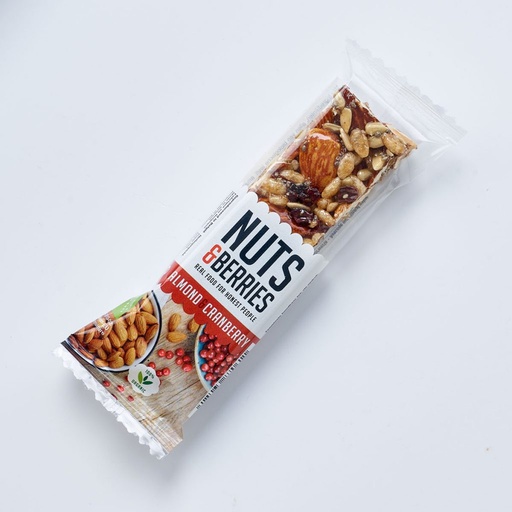 [30361] Nuts & berries Energy bar amandel-cranberry bio 30g