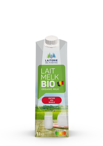 [30377] Laiterie Ardennes Volle melk UHT bio 1L