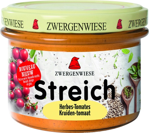 [30450] Zwergenwiese Kruiden-tomaat spread bio 180g