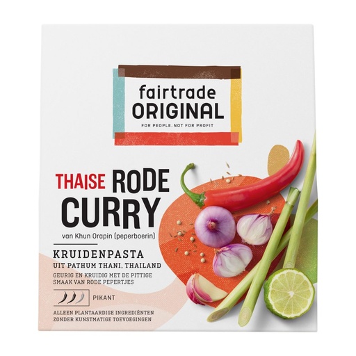[30994] Oxfam Rode curry kruidenpasta 75g