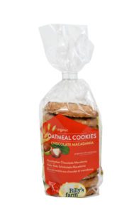 [31076] Billy's Farm Haverkoeken chocolade macadamia bio 200g
