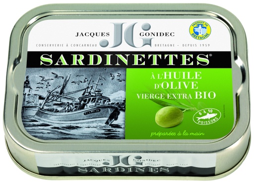 [31236] Jacques Gonidec Sardientjes in olijfolie 115g