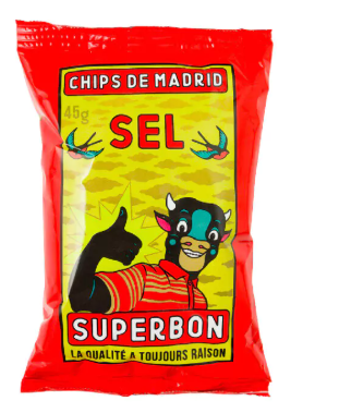 Superbon Salt & Pepper Chips 140gr
