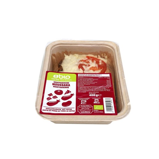 [58197] 2BIO Moussaka veggie seitangehakt 400g