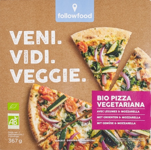 FOLLOWFOOD Pizza verdura 339g